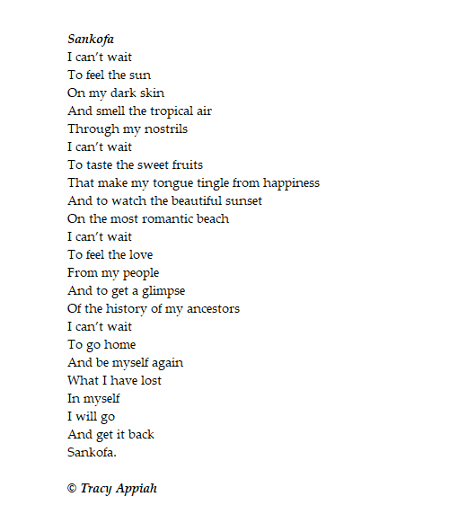 poem - sankofa